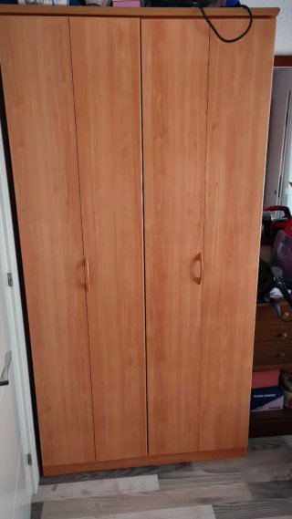 Dormitorio completo con armario