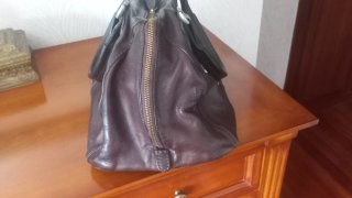 Bolso de piel Lottusse marrón