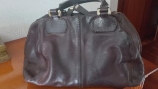 Bolso de piel Lottusse marrón