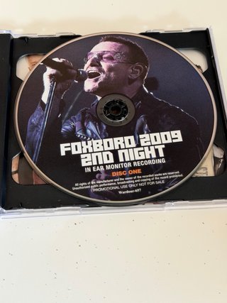 U2 Foxboro Boston 2009 2CD Japon