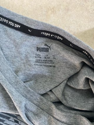 2 Camisetas Puma Talla M (Azul y Gris)