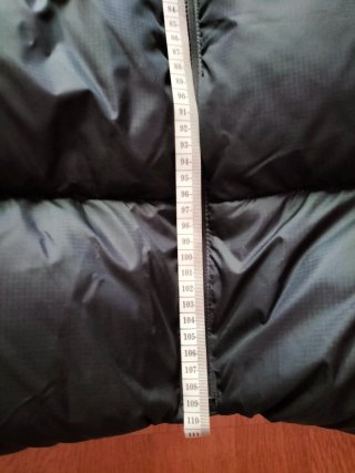 Abrigo plumas largo Columbia negro. Talla M