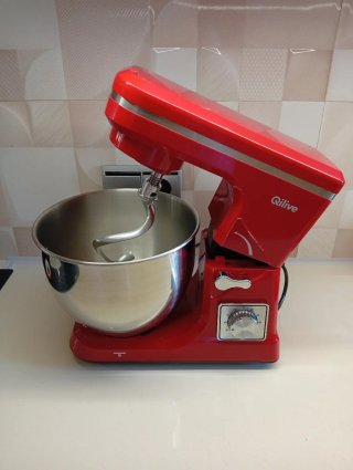 Batidora amasadora Qilive 1000W roja