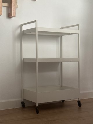 Carrito auxiliar IKEA NISSAFORS blanco