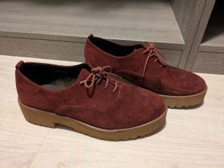 Zapatos burdeos mujer talla 41