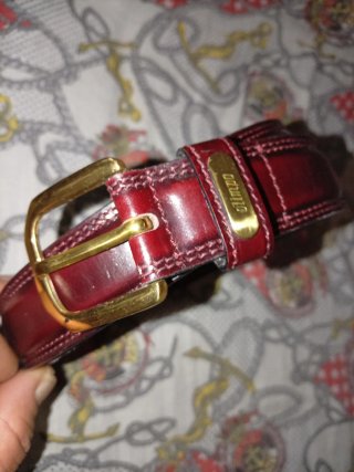 Cinturón Omon Marrón con Hebilla Dorada