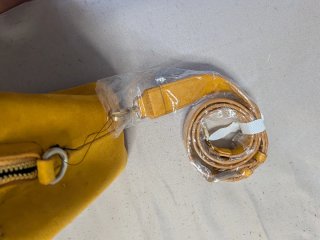 Bolso Parfois amarillo y marrón