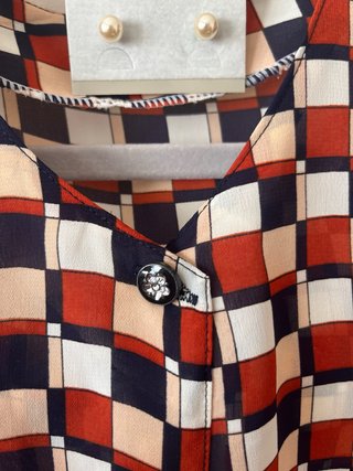 Conjunto Blusa y Pantalón y pendientes