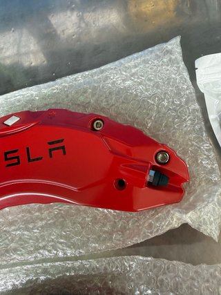 Cubiertas Pinzas Freno Tesla Rojas