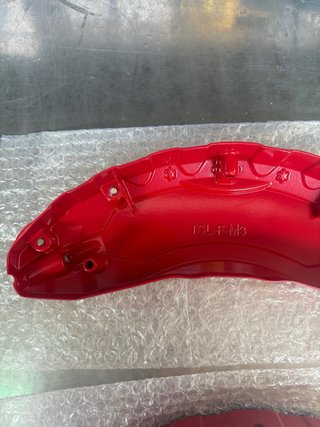 Cubiertas Pinzas Freno Tesla Rojas