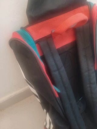 Mochila Adidas Training Negra y Naranja