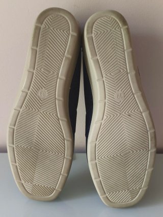 Zapatos con cuña azules