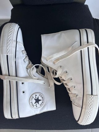 Zapatillas Converse Blancas PlataforMujer Talla 38