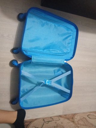 Maleta cabina infantil azul pirata
