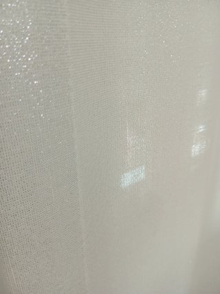 Cortinas Habitación Matrimonio Gris y Blanc brillo
