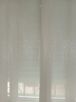 Cortinas Habitación Matrimonio Gris y Blanc brillo