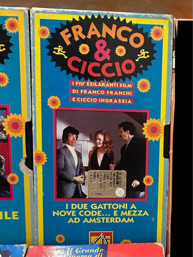 Lotto VHS Franco & Ciccio, Totò, Eduardo DeFilippo