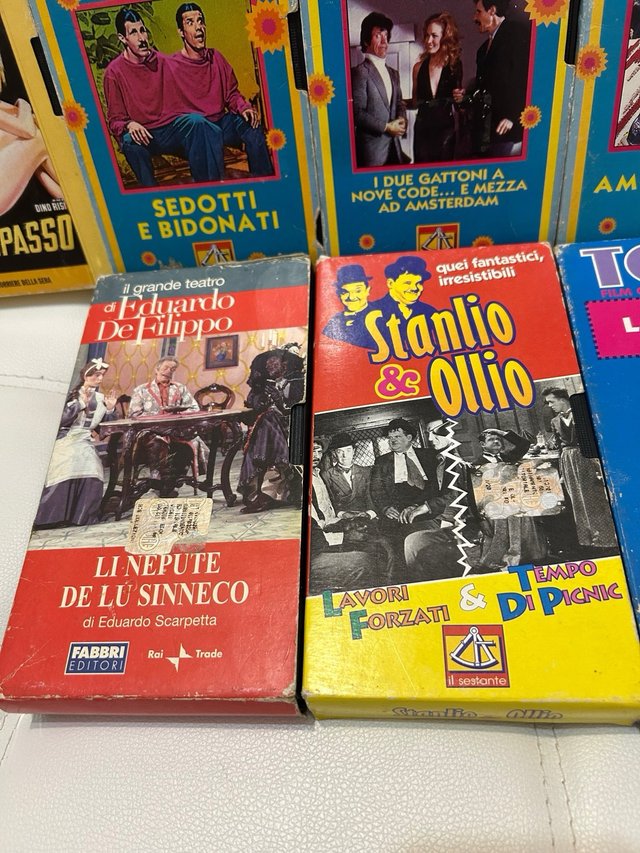 Lotto VHS Franco & Ciccio, Totò, Eduardo DeFilippo