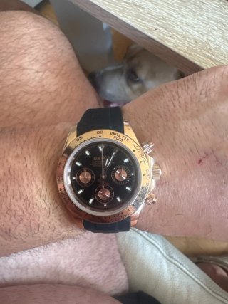 Reloj Seiko Daytona Negro/Dorado