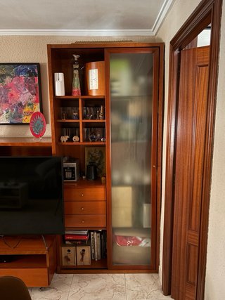 Mueble de comedor/salón de madera maciza