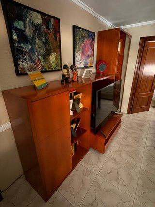 Mueble de comedor/salón de madera maciza