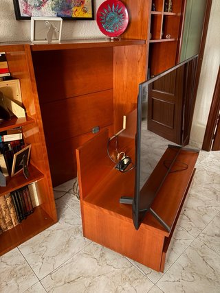 Mueble de comedor/salón de madera maciza