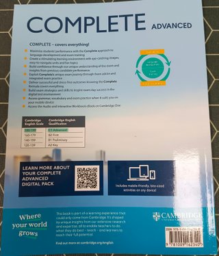 Cambridge Complete Advanced Workbook  (C1)