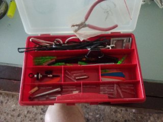 Caja elementos varios para arco