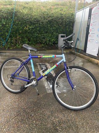 Bicicleta Montaña Clásica MTB azul