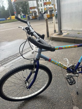 Bicicleta Montaña Clásica MTB azul