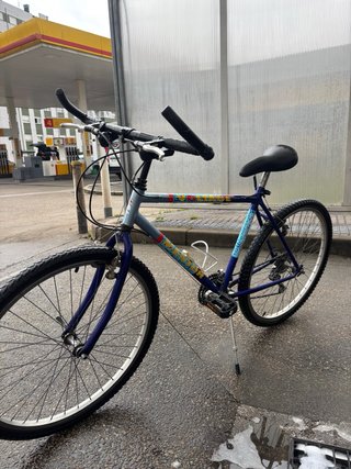 Bicicleta Montaña Clásica MTB azul