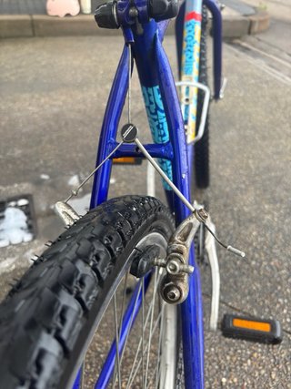 Bicicleta Montaña Clásica MTB azul