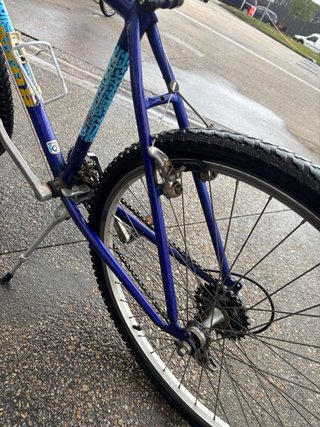 Bicicleta Montaña Clásica MTB azul
