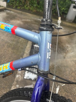 Bicicleta Montaña Clásica MTB azul