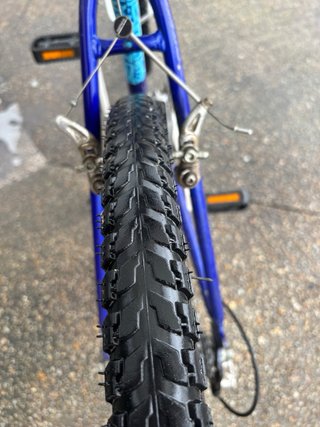 Bicicleta Montaña Clásica MTB azul