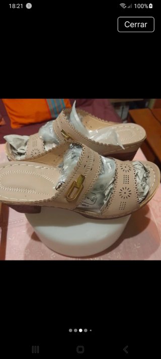 Sandalias Beige Talla 40 Sin Estrenar