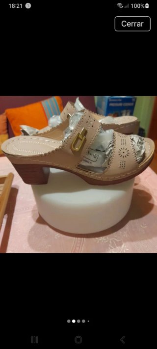 Sandalias Beige Talla 40 Sin Estrenar