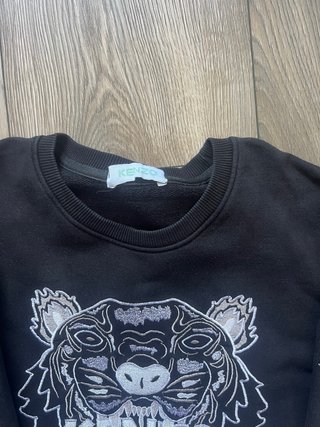 Sudadera Kenzo Negra con Tigre