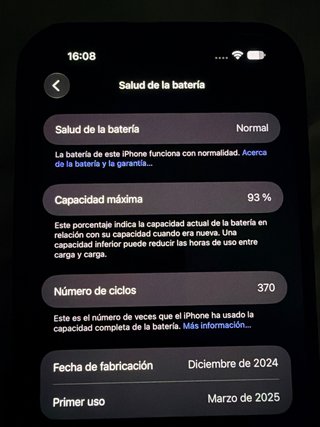 iPhone 16 Pro Max 256GB Negro