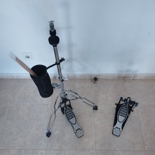 Set pie Hihat pedal bombo batería y percusión