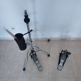 Set pie Hihat pedal bombo batería y percusión