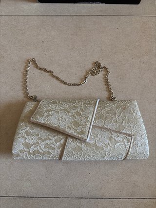 Zapatos y bolso Vertize Gala beige/dorado talla 39