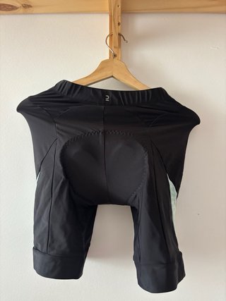 Culotte bici sin tirantes negro mujer