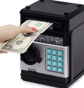 Hucha electrónica caja fuerte