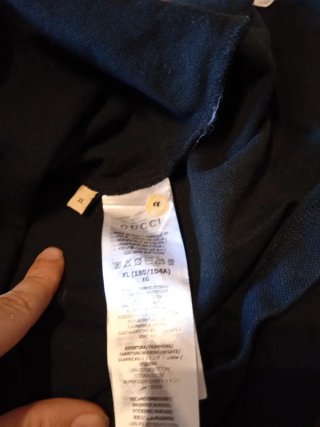 Polo Gucci Talla XL Negro