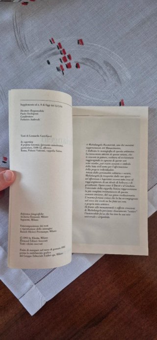 Libro MICHELANGELO – Leonardo Castellucci – OGGI