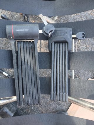 Candado plegable Trelock y Abus
