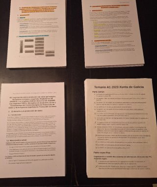 Temario Oposición A1 Informática Xunta de Galicia