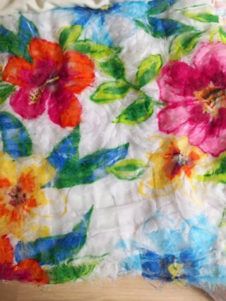 Vestido fiesta estampado floral