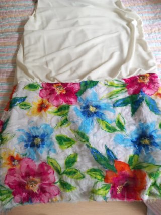 Vestido fiesta estampado floral